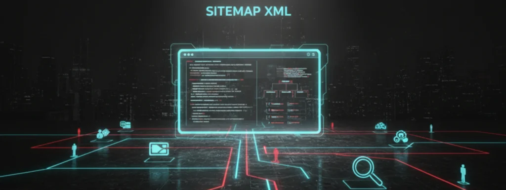 obrazek ukazuje sitemapę witryny